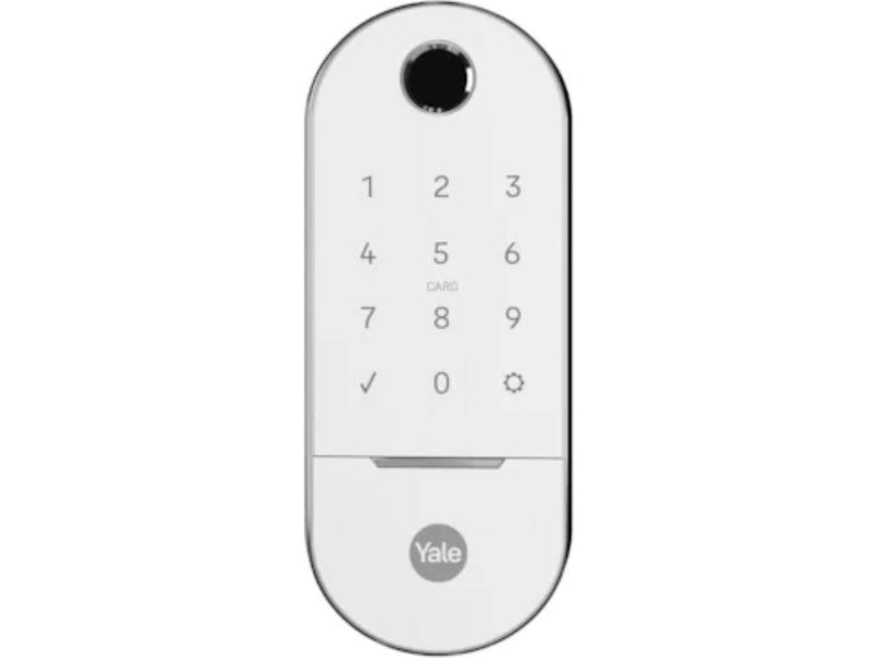Fechadura Digital Yale Lia Branca - C/INSTALAÇÃO - 4 ANOS DE GARANTIA