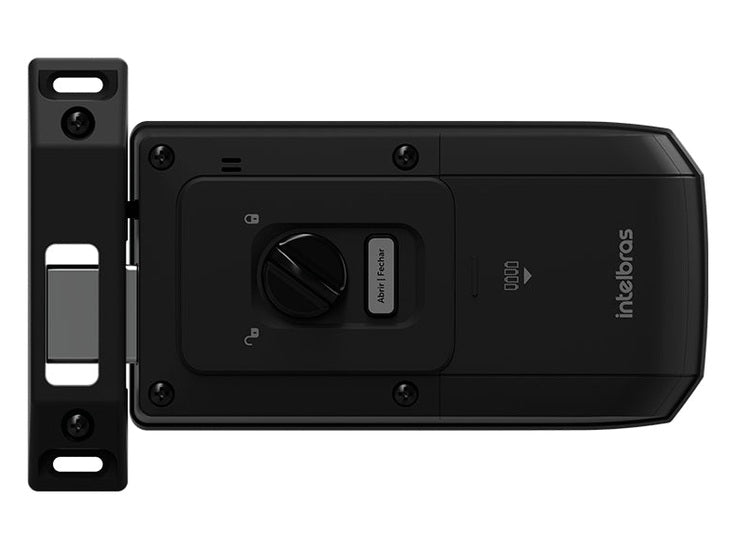 Fechadura Digital Inteligente de Sobrepor MFR 1001 Preto Intelbras - c/ INSTALAÇÃO