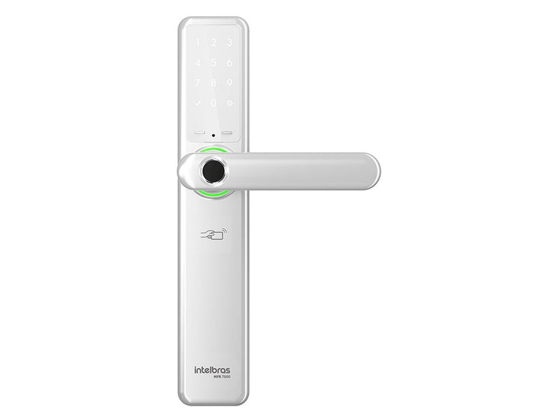 Fechadura Digital Com Maçaneta Intelbras Mfr 7000 Cor Prata C/ INSTALAÇÃO