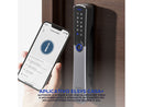 Fechadura Digital Elsys Samba Rolete Wi-fi Ip55 Externa Chuva Sol Tuya Smartlife Biométrica - com instalação