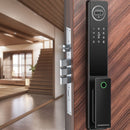 Fechadura Inteligente WiFi Câmera Biometria Face ID SL-IDE Elite Bateria Recarregável Preta - C/INSTALAÇÃO