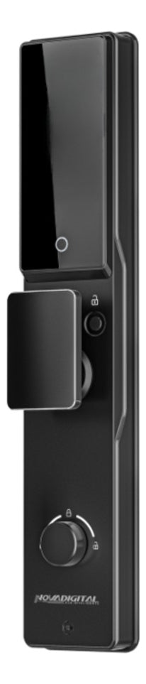 Fechadura Inteligente WiFi Câmera Biometria Face ID SL-IDE Elite Bateria Recarregável Preta - C/INSTALAÇÃO