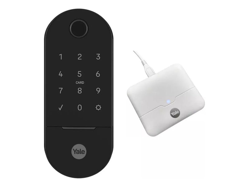 Fechadura Eletrônica Yale Lia Preta Fosca C/ INSTALAÇÃO - 4 ANOS DE GARANTIA