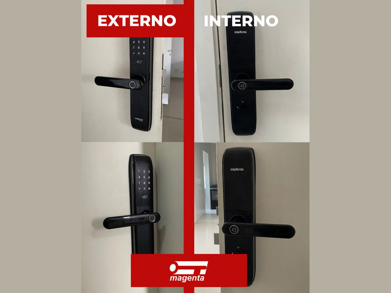 Fechadura Digital Intelbras Mfd 7000 C/INTALAÇÃO