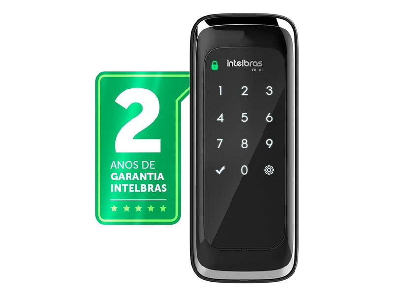 Fechadura Digital Touch Screen FR 101 Preta Intelbras C/INSTALAÇÃO