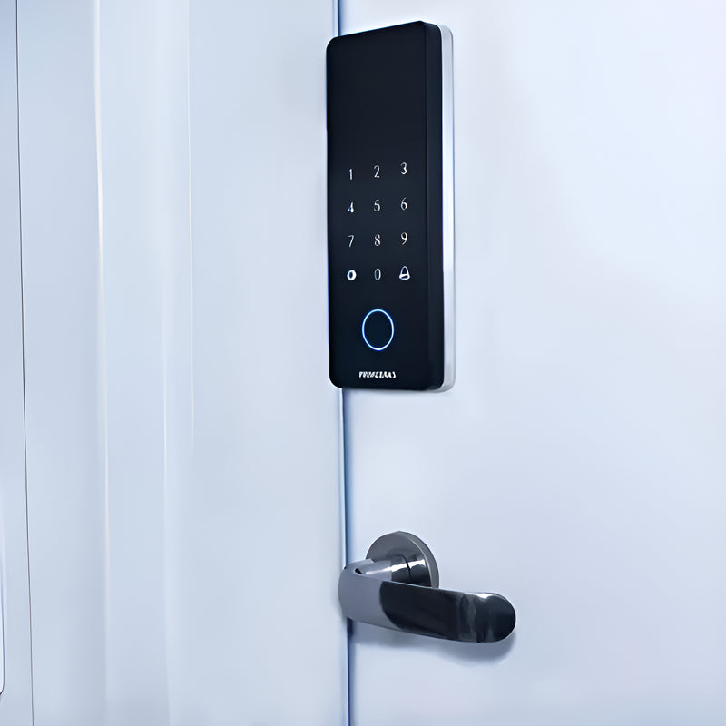 Fechadura Digital Biométrica Primebras Athenas Madeira - C/ INSTALAÇÃO