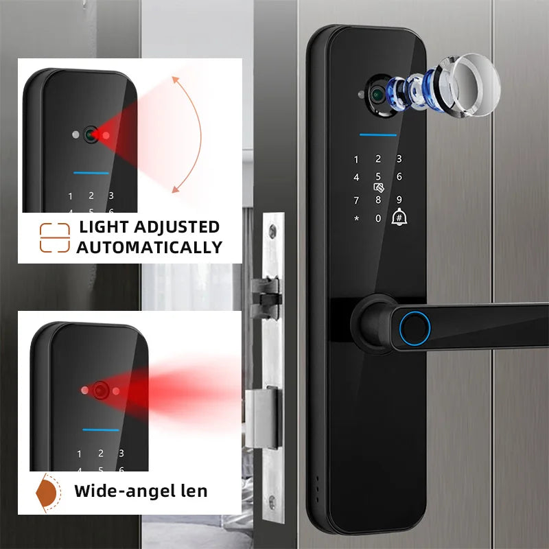 Fechadura Digital Smartlock Com Câmera - COM INSTALAÇÃO