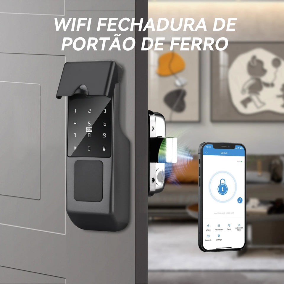 Fechadura Eletrônica a Prova D´Água INTELAR WIFI