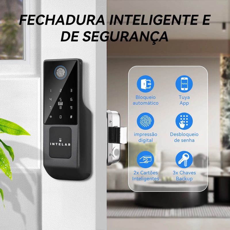 Fechadura Eletrônica a Prova D´Água INTELAR WIFI